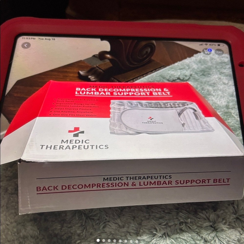 Medic Therapeutics back decompression lumbar support belt